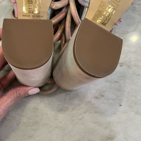 Free People Iridescent Strappy Heels - Picture 15 of 16